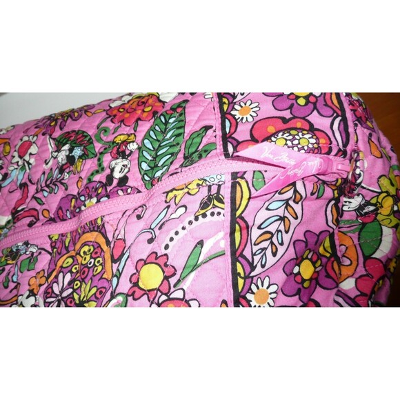 Disney Parks Vera Bradley Large Duffel ~ Just Mousing Around Mickey Minnie Pink - Picture 7 of 13